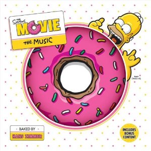 The Simpsons movie soundtrack (album cover)